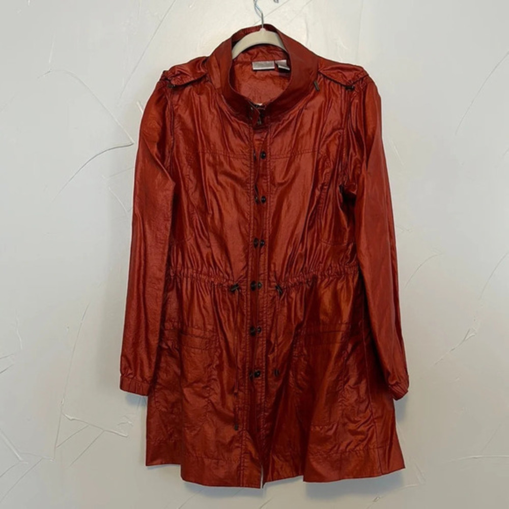 Zenergy Chicos Longline Hooded Trench Jacket Parka M-L 2